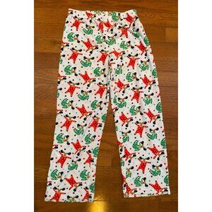 Girls Moose Christmas Fleece Pajama Pants Size 8-10